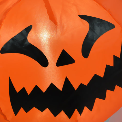 HOMCOM 5.9 Halloween Inflatable Outdoor Decoration Ghost With Pumpkin, Blow Up