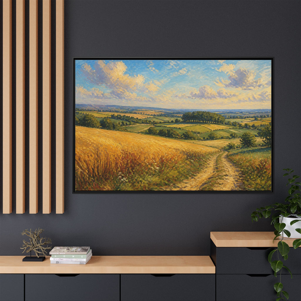 Rolling Countryside Canvas Wall Art Print Ready to Hang