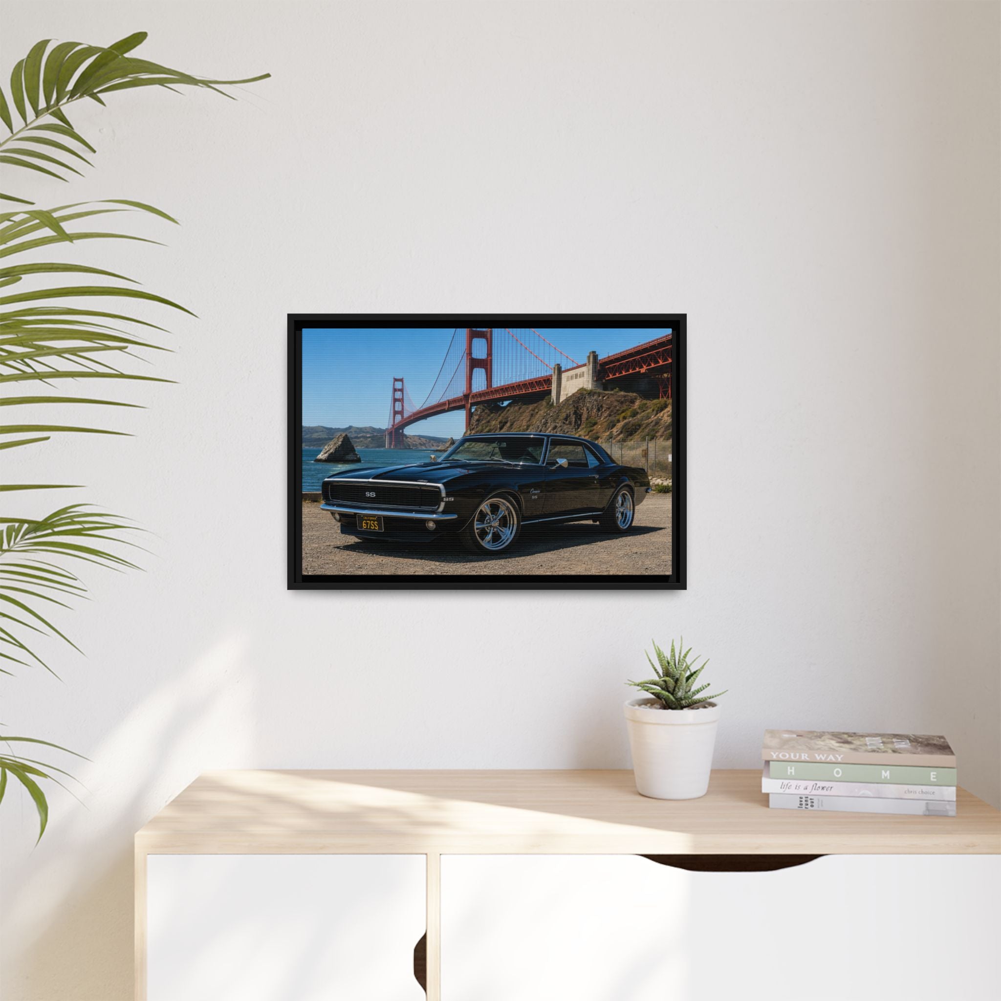 Camaro Classic 1967 — Stunning Sports Car In Front Of The Golden Gate