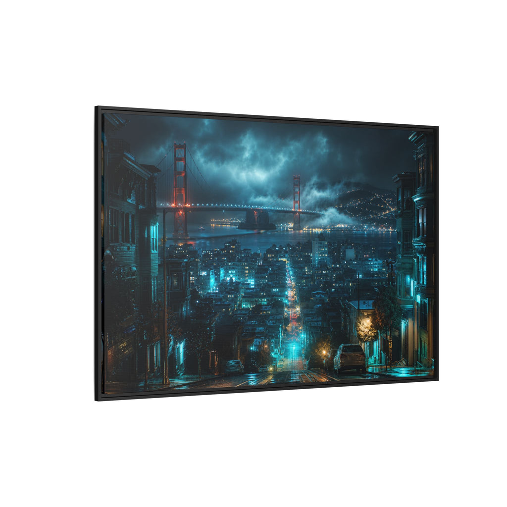 San Francisco Night Canvas Wall Art Print Ready to Hang