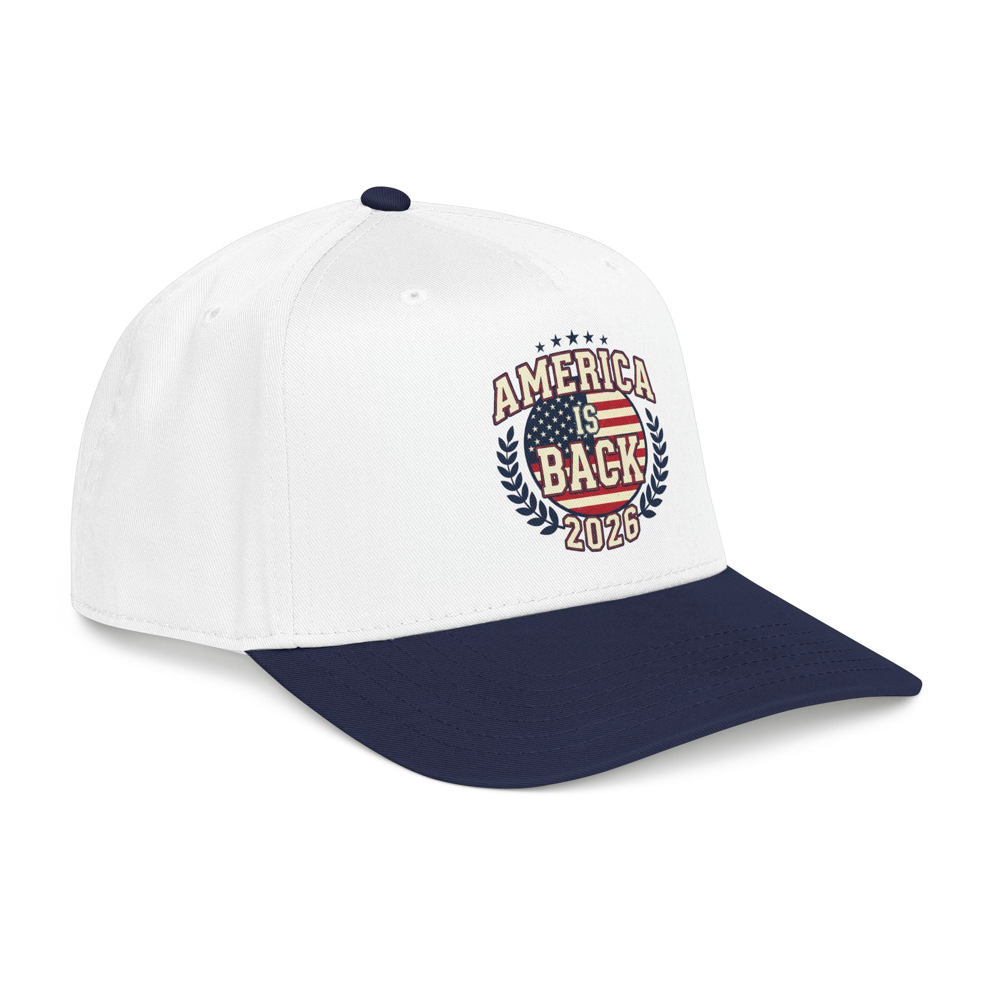 America Is Back 2026 Baseball Cap — Patriotic USA Election Trucker Hat