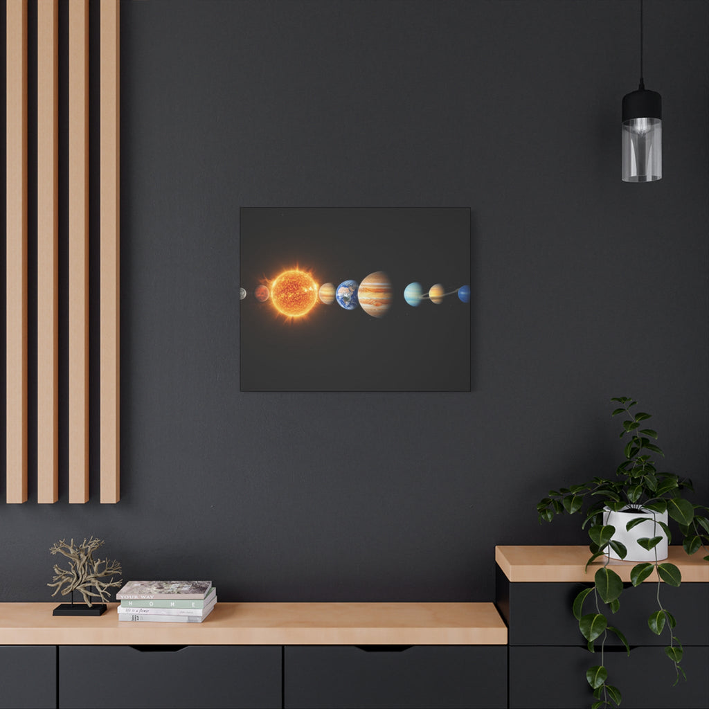Solar System Stunning Canvas Print — Jaw-Dropping Space Wall Art
