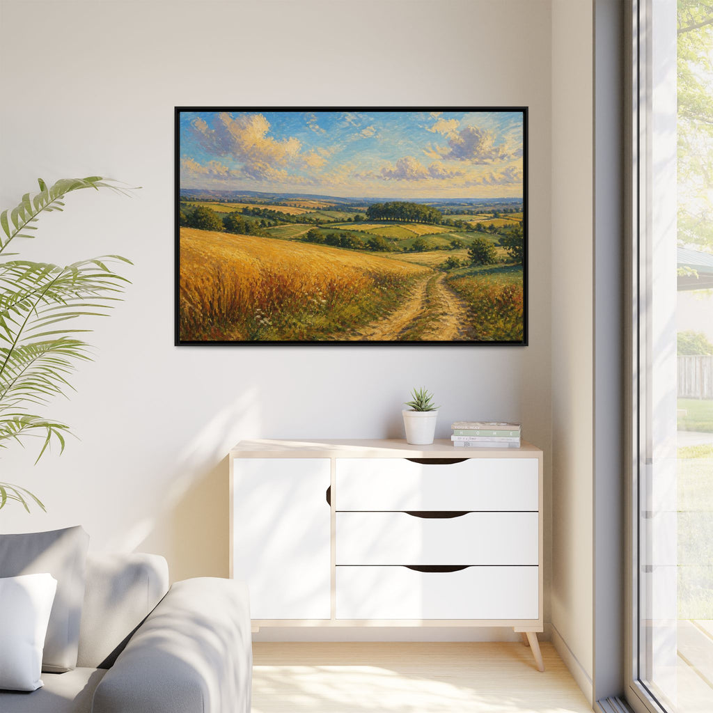 Rolling Countryside Canvas Wall Art Print Ready to Hang