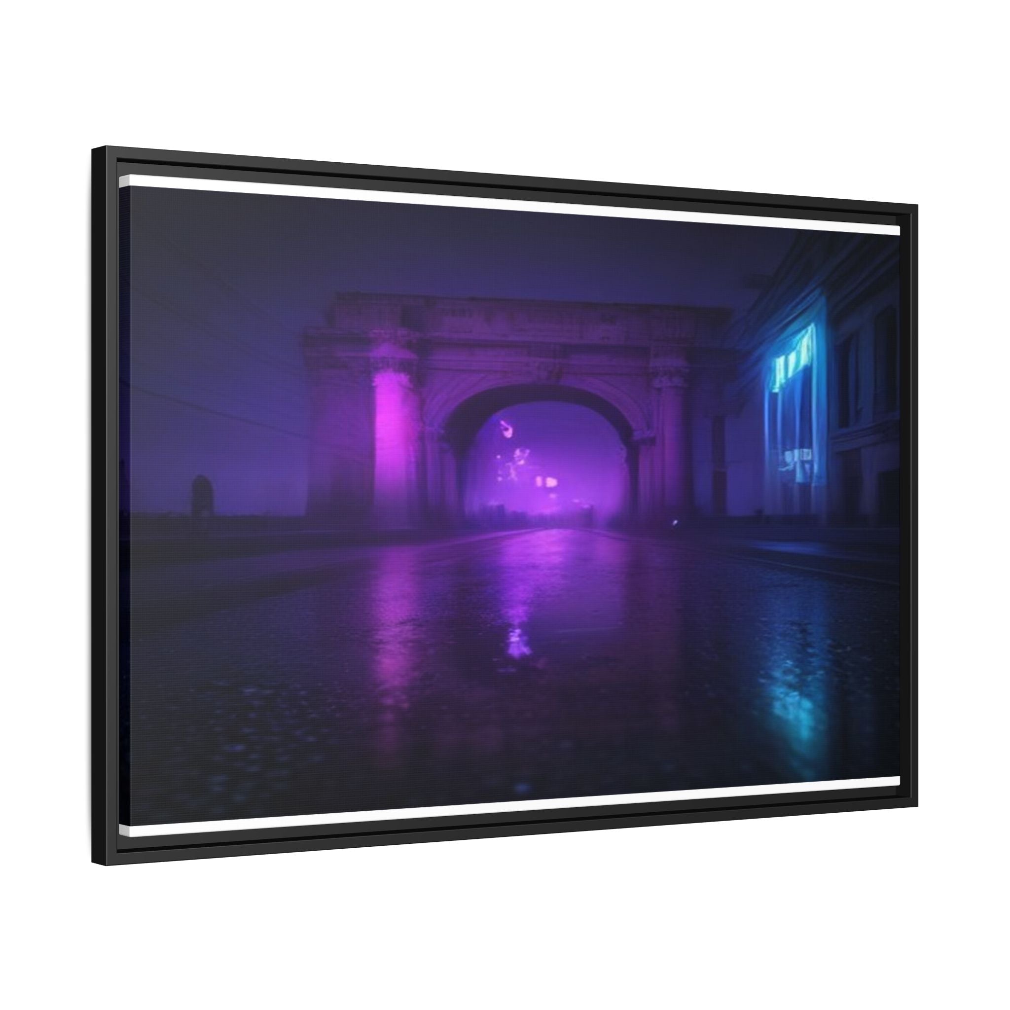 Rome Night Canvas Wall Art Print Ready to Hang