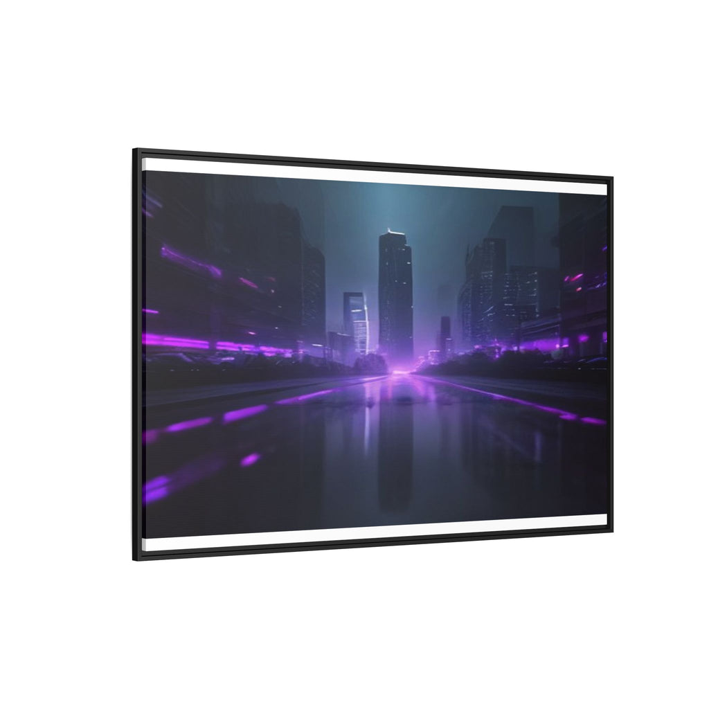 Los Angeles Night Canvas Wall Art Print Ready to Hang