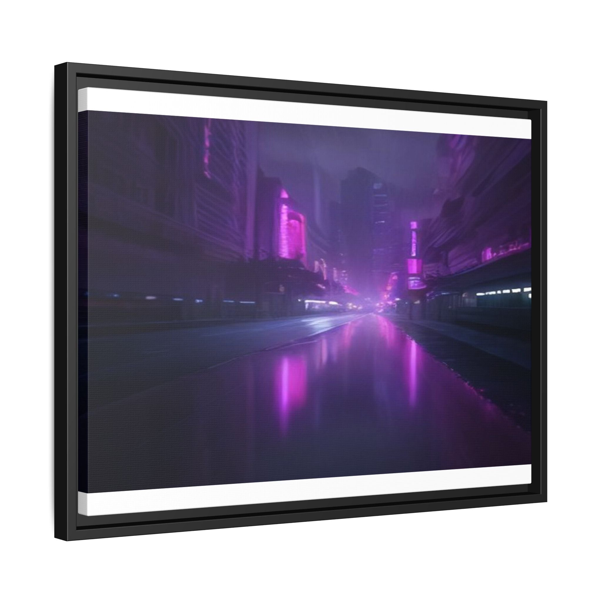 Las Vegas Neon Night Canvas Wall Art Print Ready to Hang