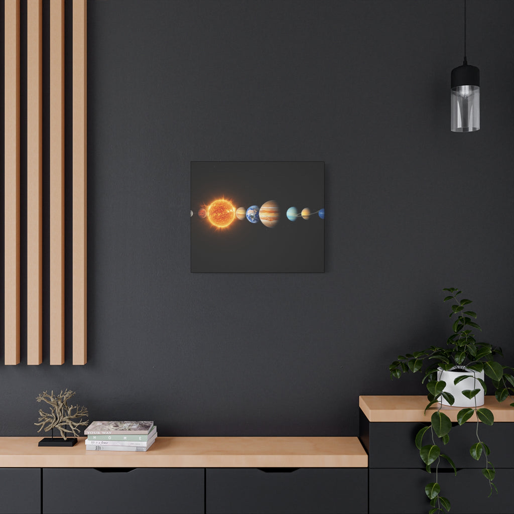 Solar System Stunning Canvas Print — Jaw-Dropping Space Wall Art