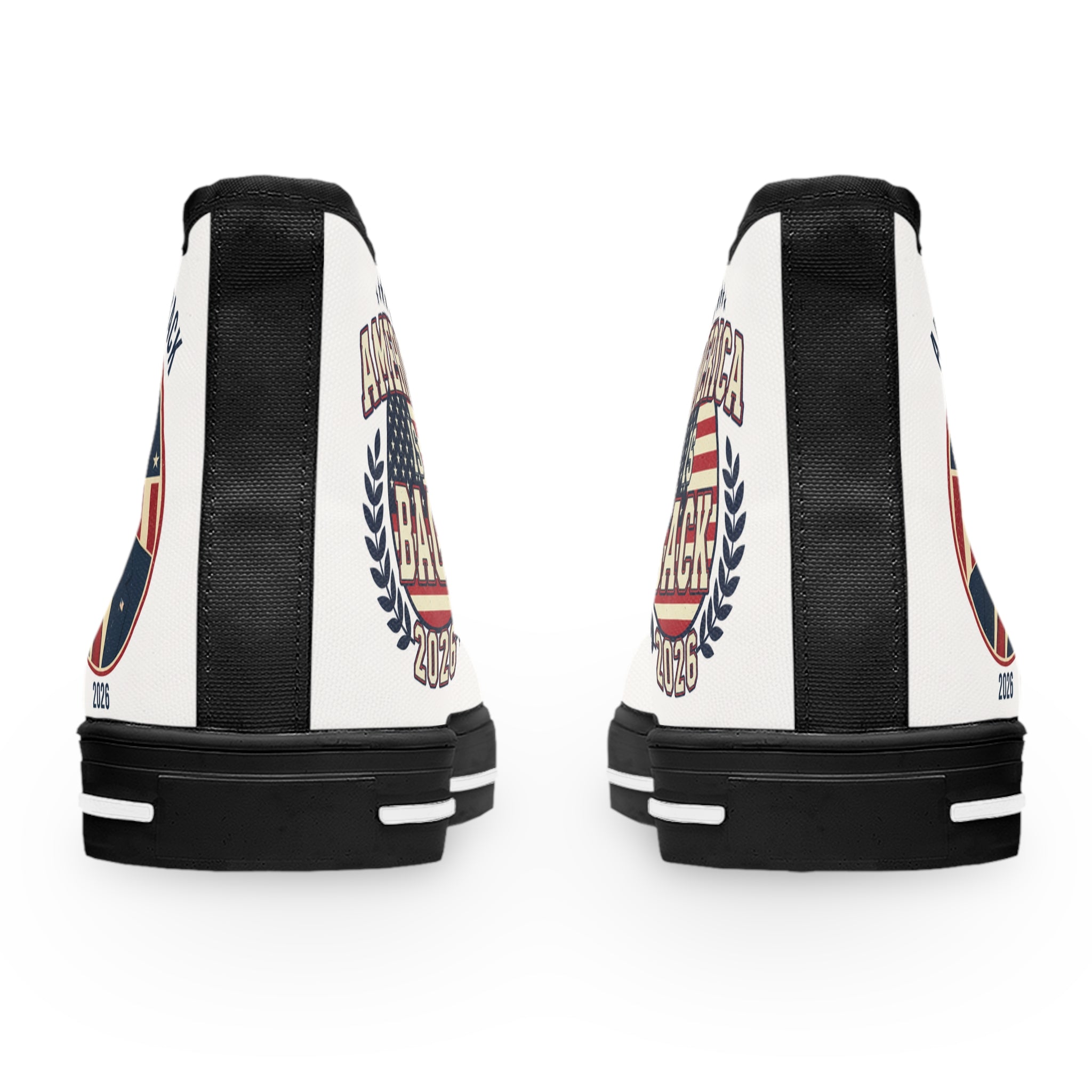 Patriotic 'America Is Back' Women's High Top Sneakers