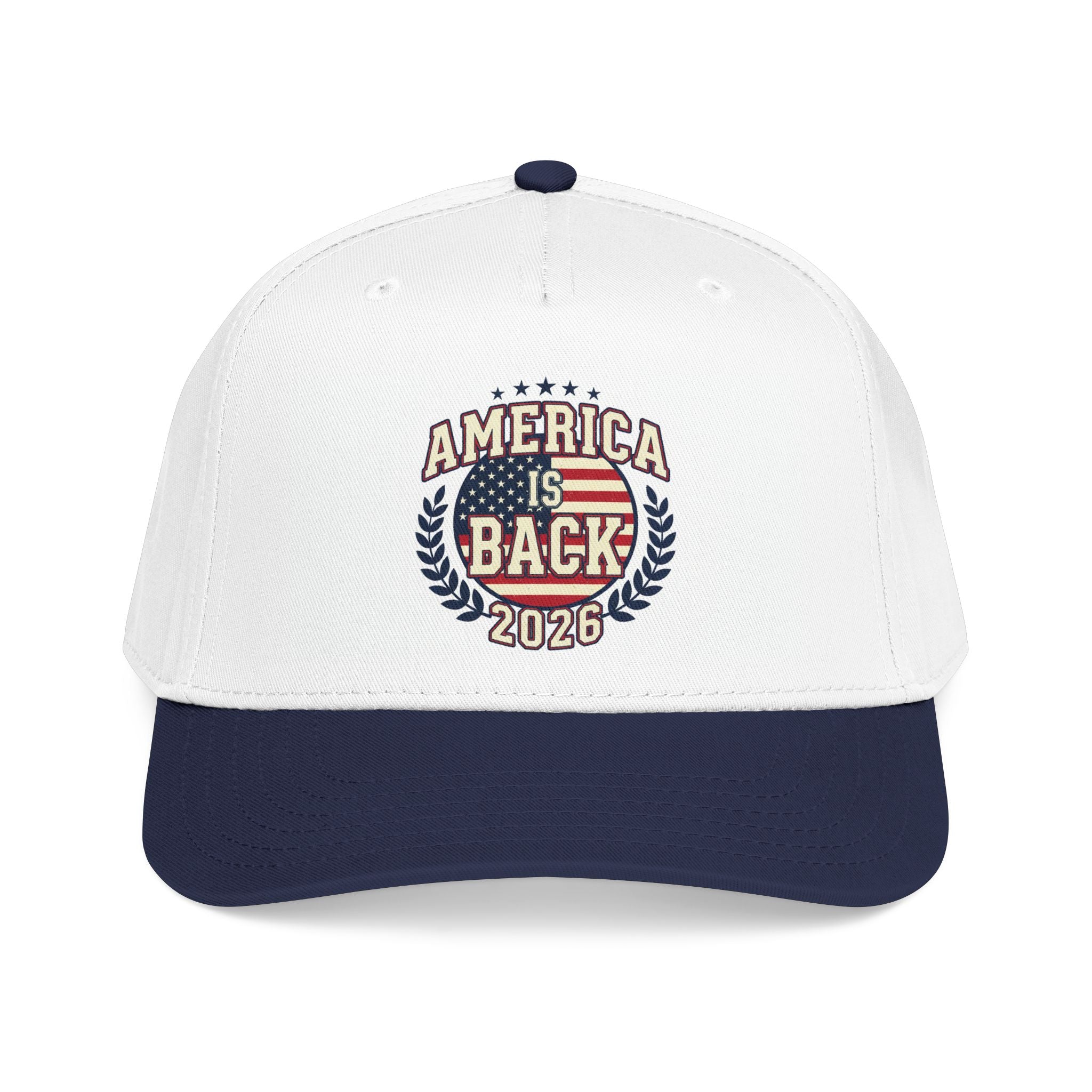 America Is Back 2026 Baseball Cap — Patriotic USA Election Trucker Hat