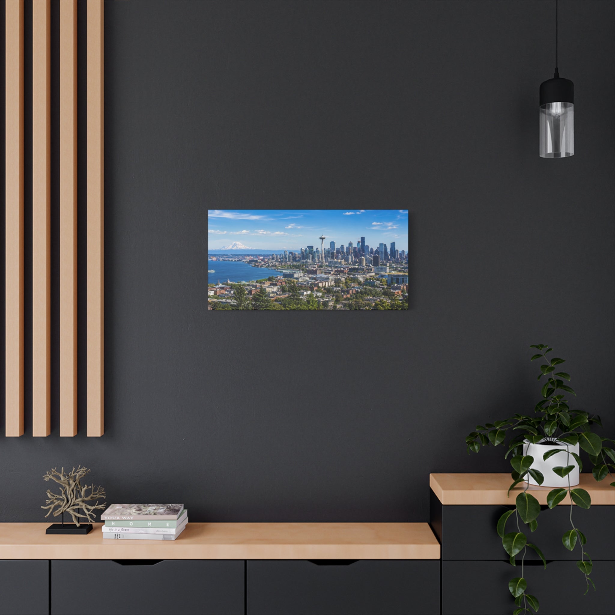 Seattle Skyline Matte Canvas Print — Space Needle - Stunning