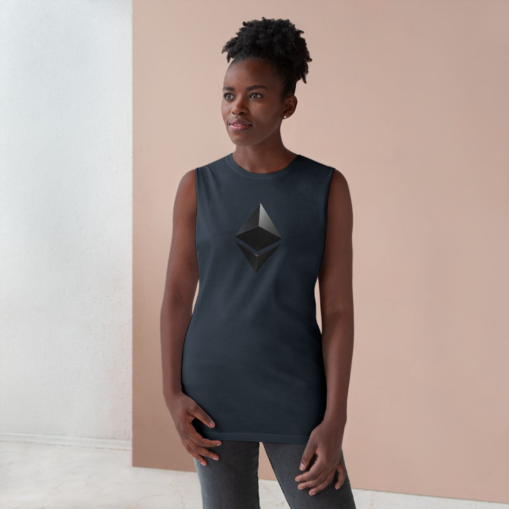 Ethereum Symbol Tank Top — Crypto Logo Sleeveless Shirt