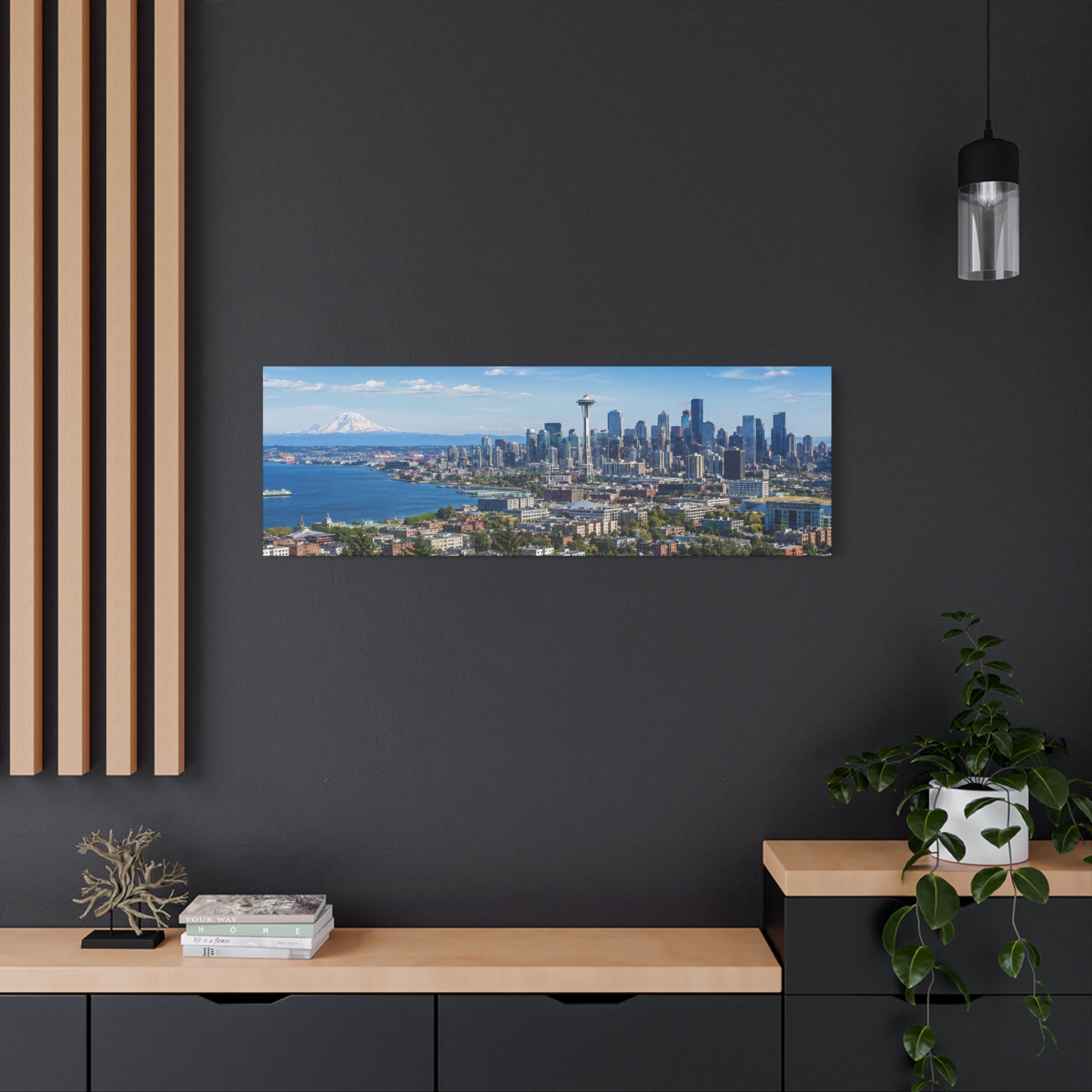 Seattle Skyline Matte Canvas Print — Space Needle - Stunning