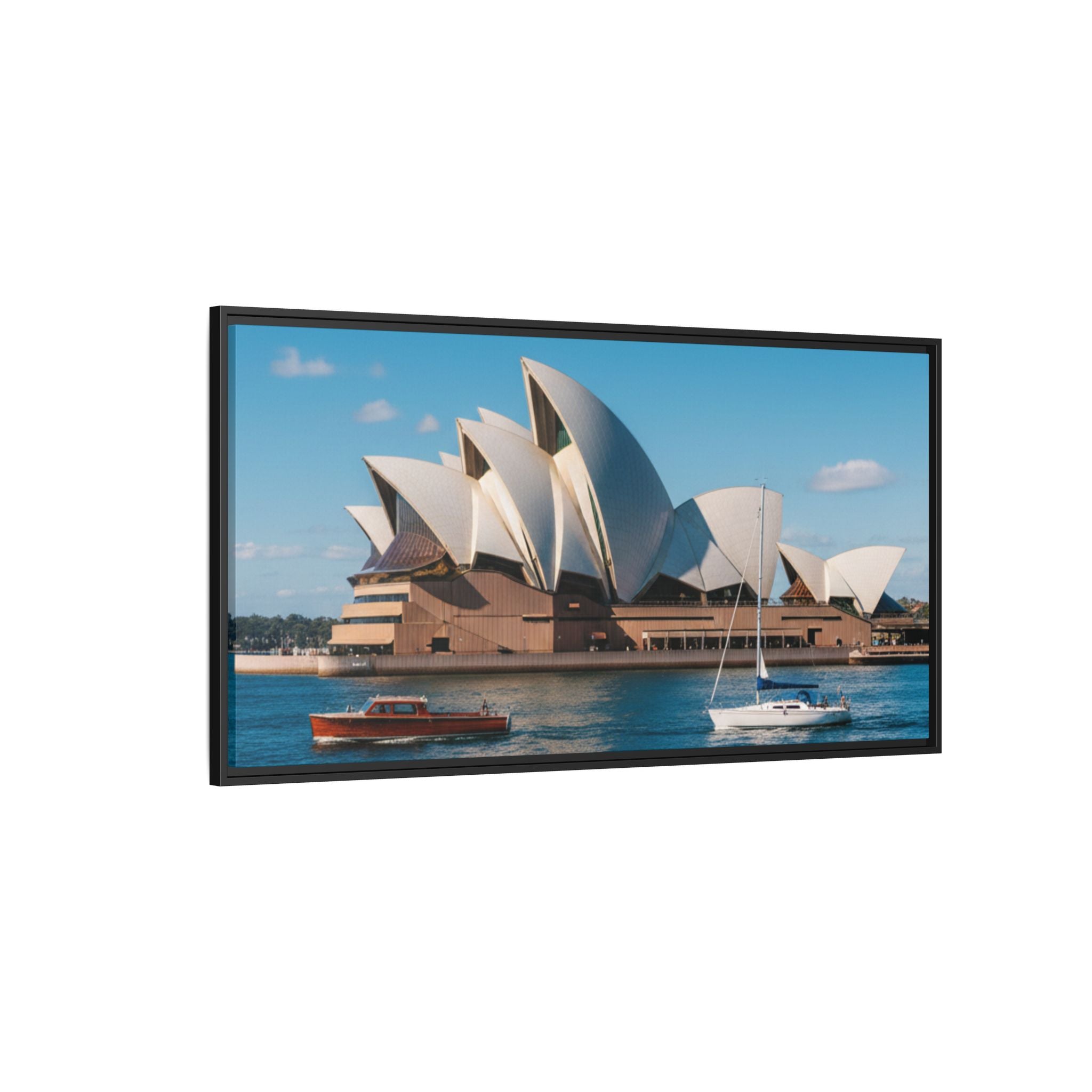 Australia Sydney Opera House Framed Canvas Print — Beautiful Picture
