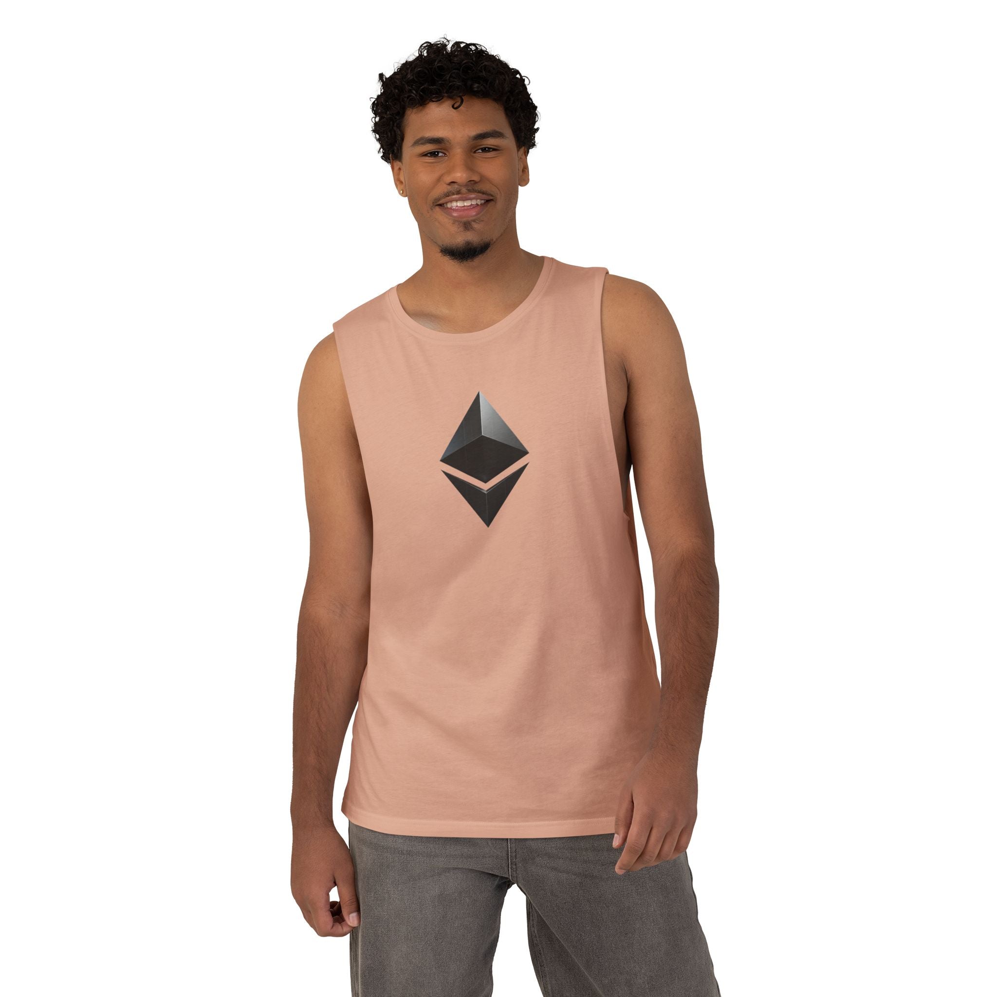 Ethereum Symbol Tank Top — Crypto Logo Sleeveless Shirt