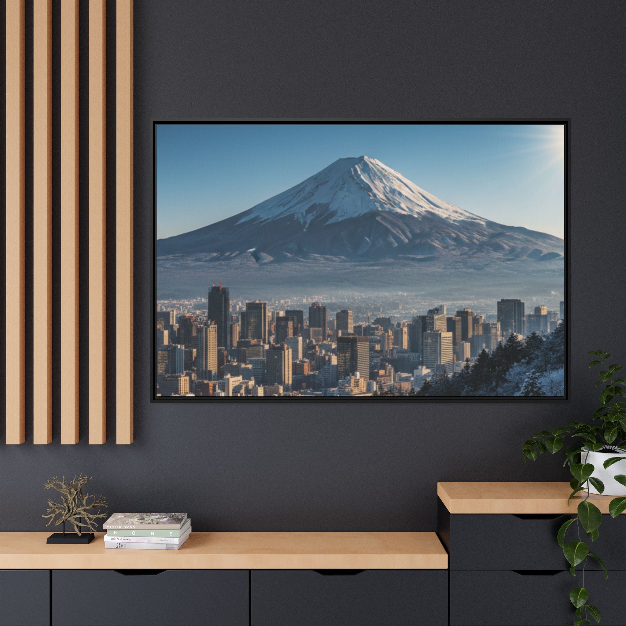 Mt Hood Cityscape - Beautiful Mountain - Oregon