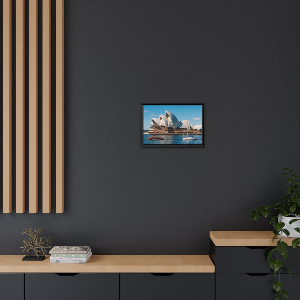 Australia Sydney Opera House Framed Canvas Print — Beautiful Picture