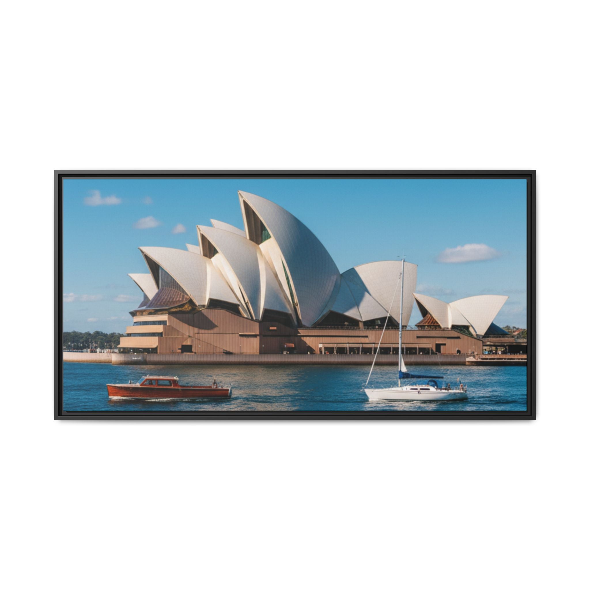 Australia Sydney Opera House Framed Canvas Print — Beautiful Picture