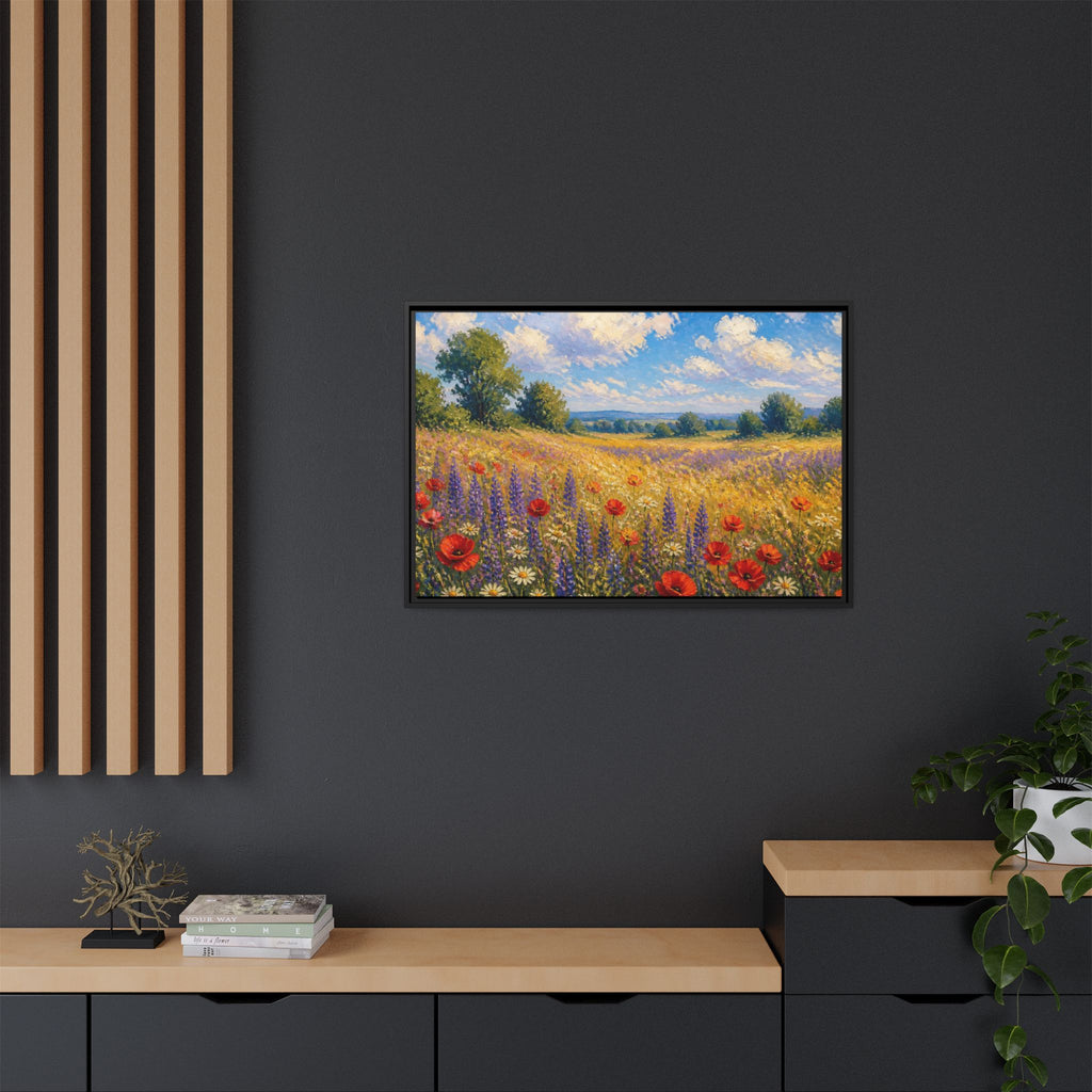 Wildflower Meadow Canvas Wall Art Print Ready to Hang