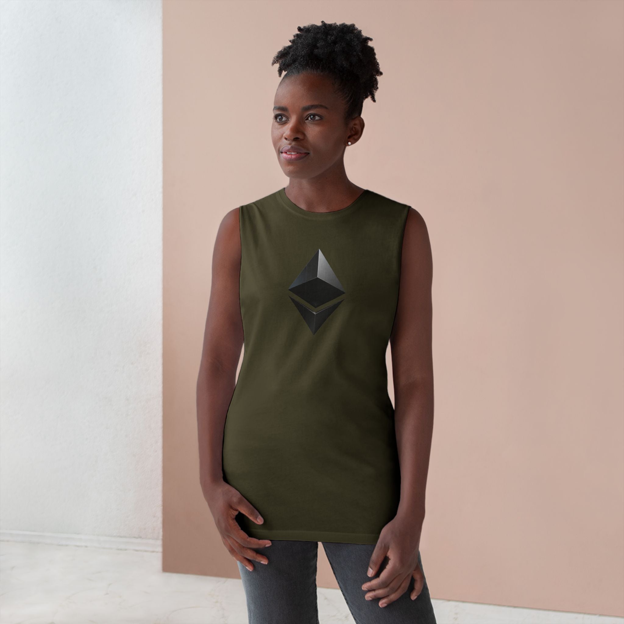 Ethereum Symbol Tank Top — Crypto Logo Sleeveless Shirt