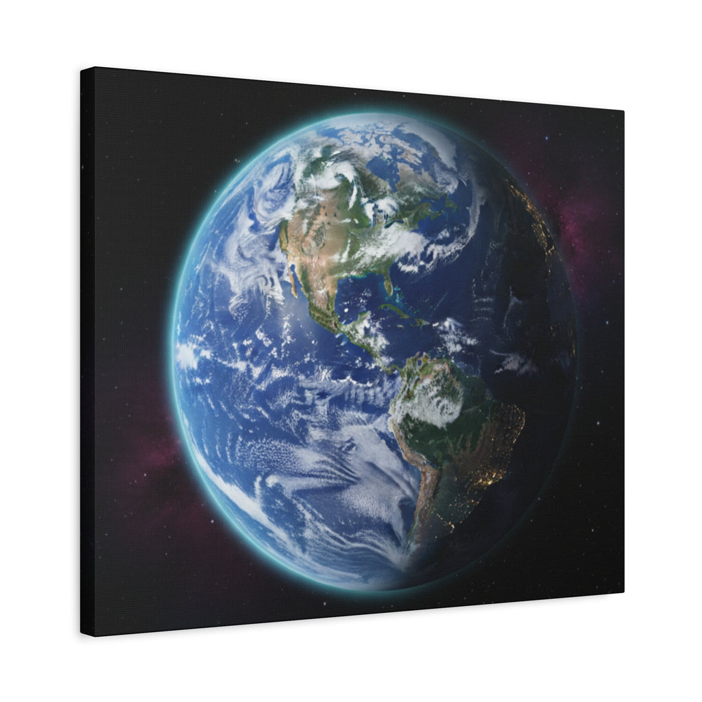 Stunning Earth From Space Wall Art