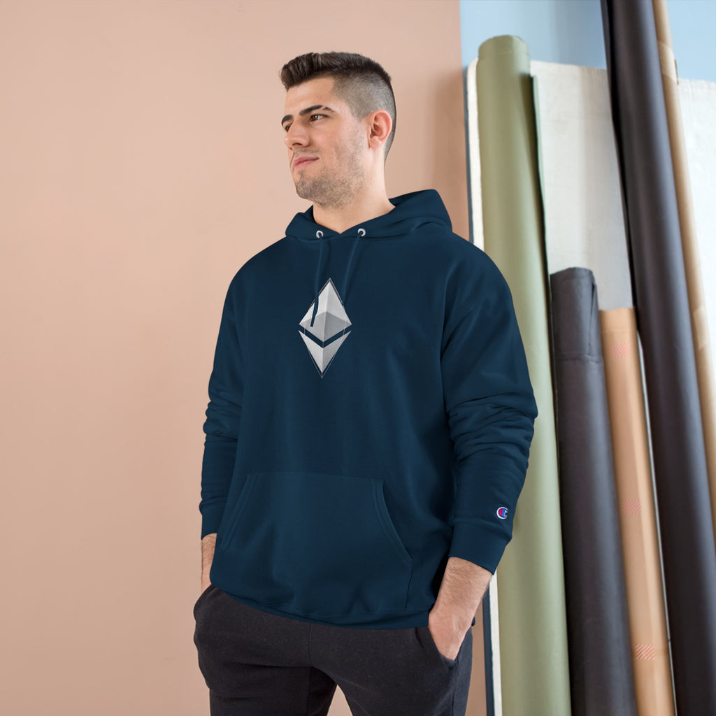 Ethereum Logo Hoodie — Crypto Champion Pullover Very Comfortable