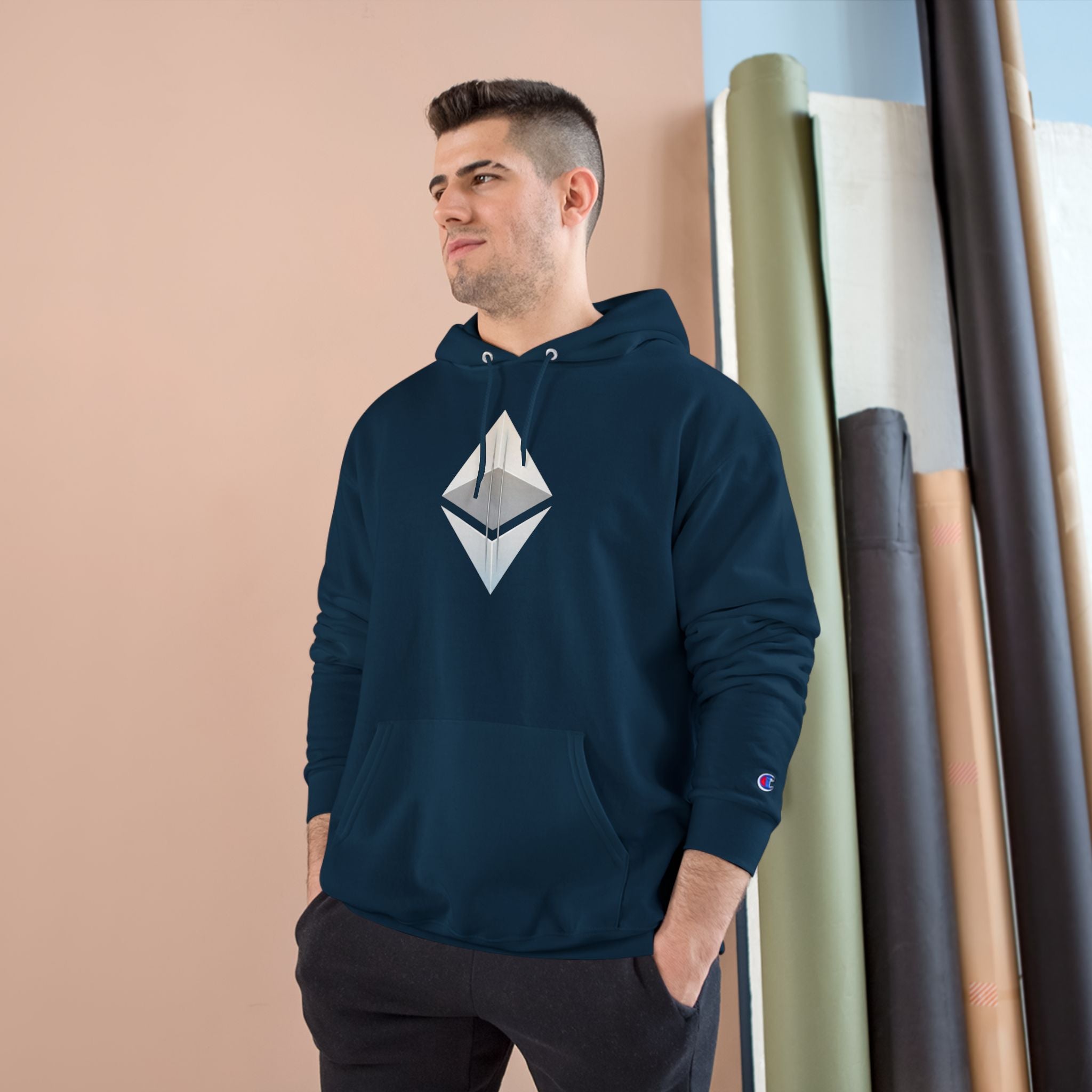 Ethereum Hoodie — Electric Ethereum Logo Pullover