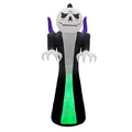 12FT Giant Halloween Inflatable Grim Reaper Pumpkin LED Yard Decor