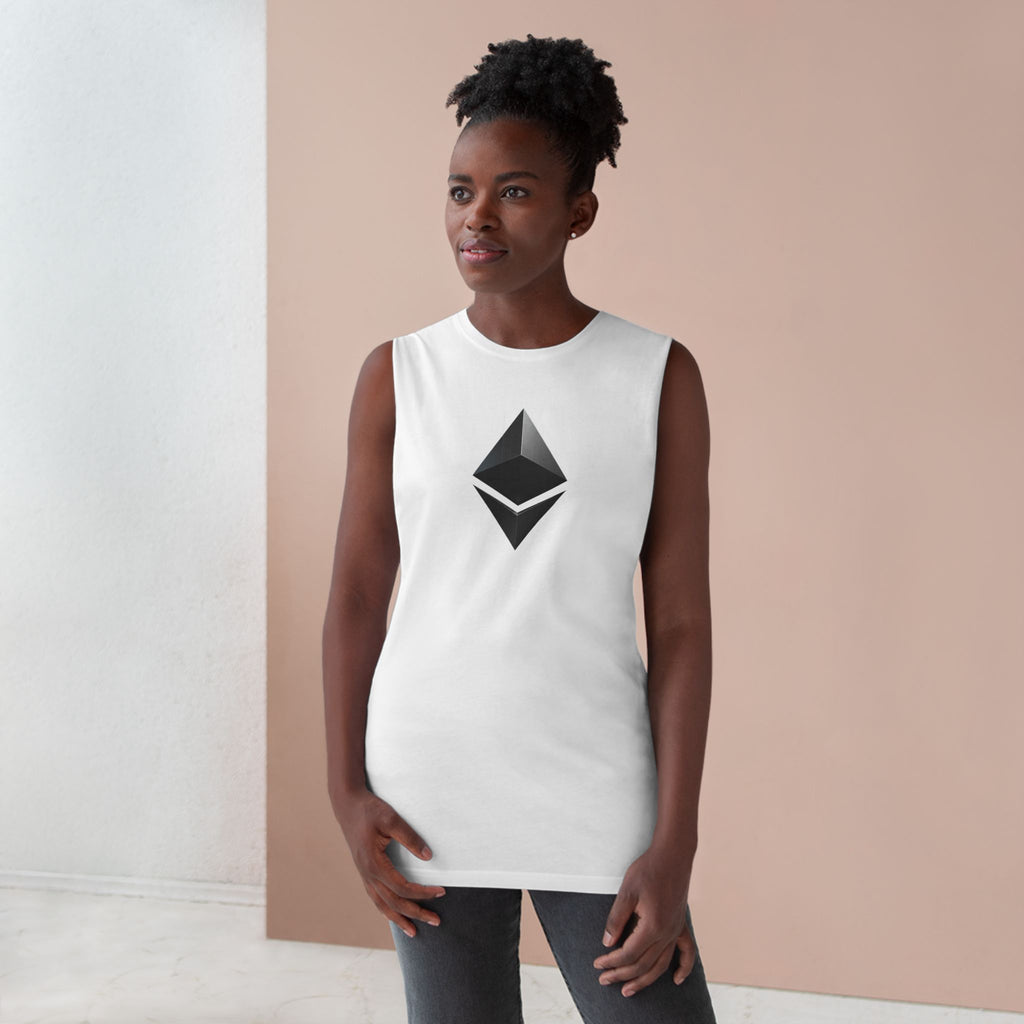 Ethereum Symbol Tank Top — Crypto Logo Sleeveless Shirt