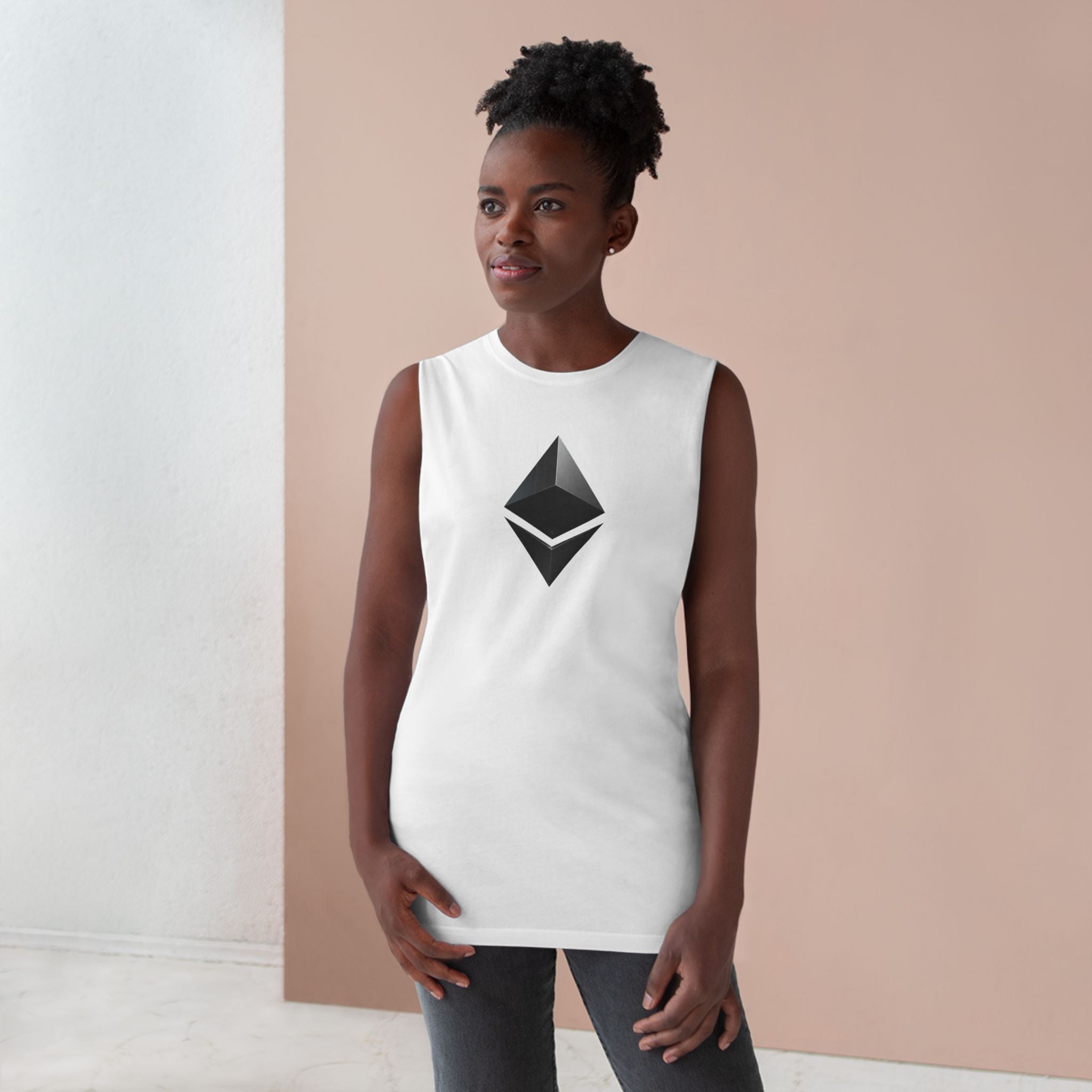 Ethereum Symbol Tank Top — Crypto Logo Sleeveless Shirt