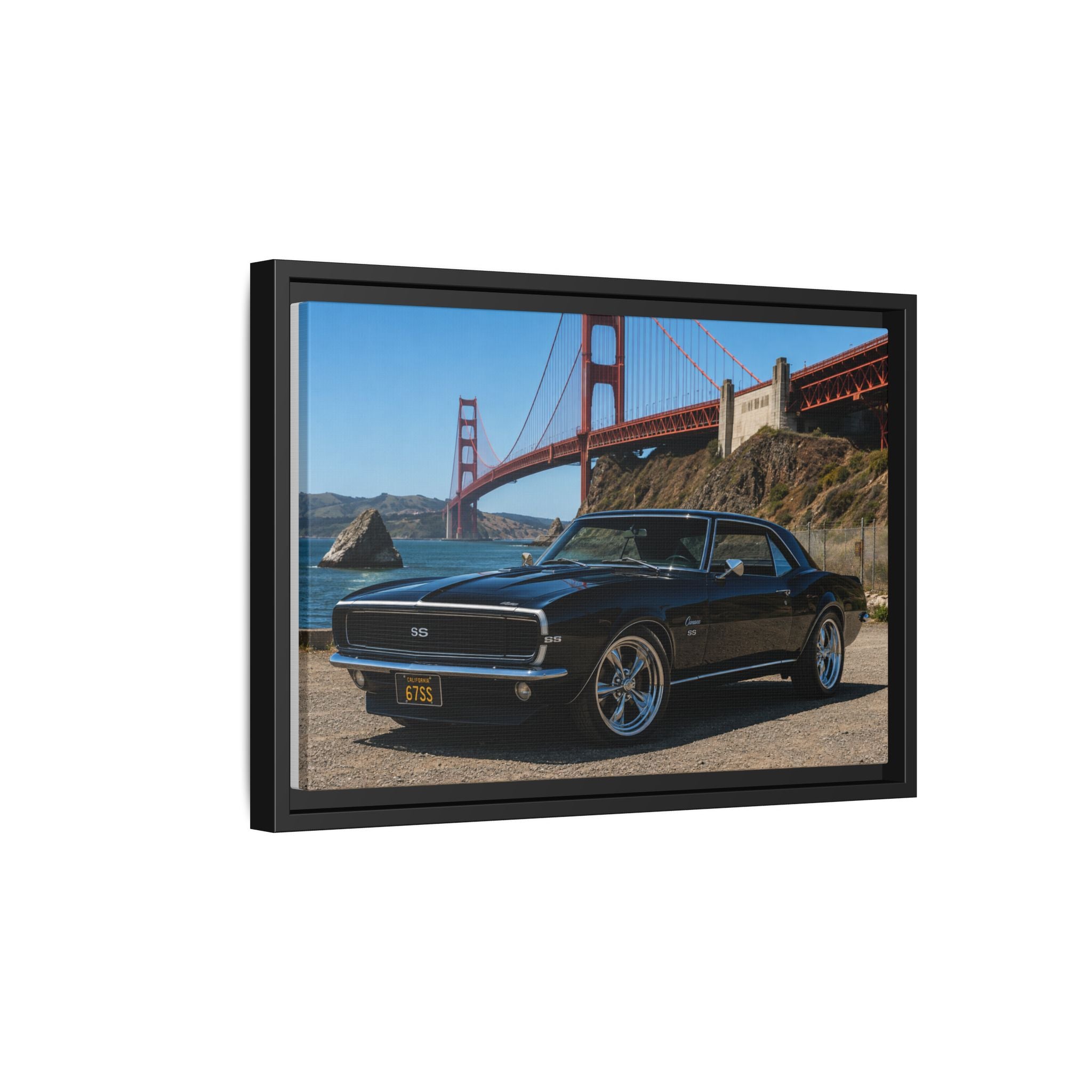 Camaro Classic 1967 — Stunning Sports Car In Front Of The Golden Gate