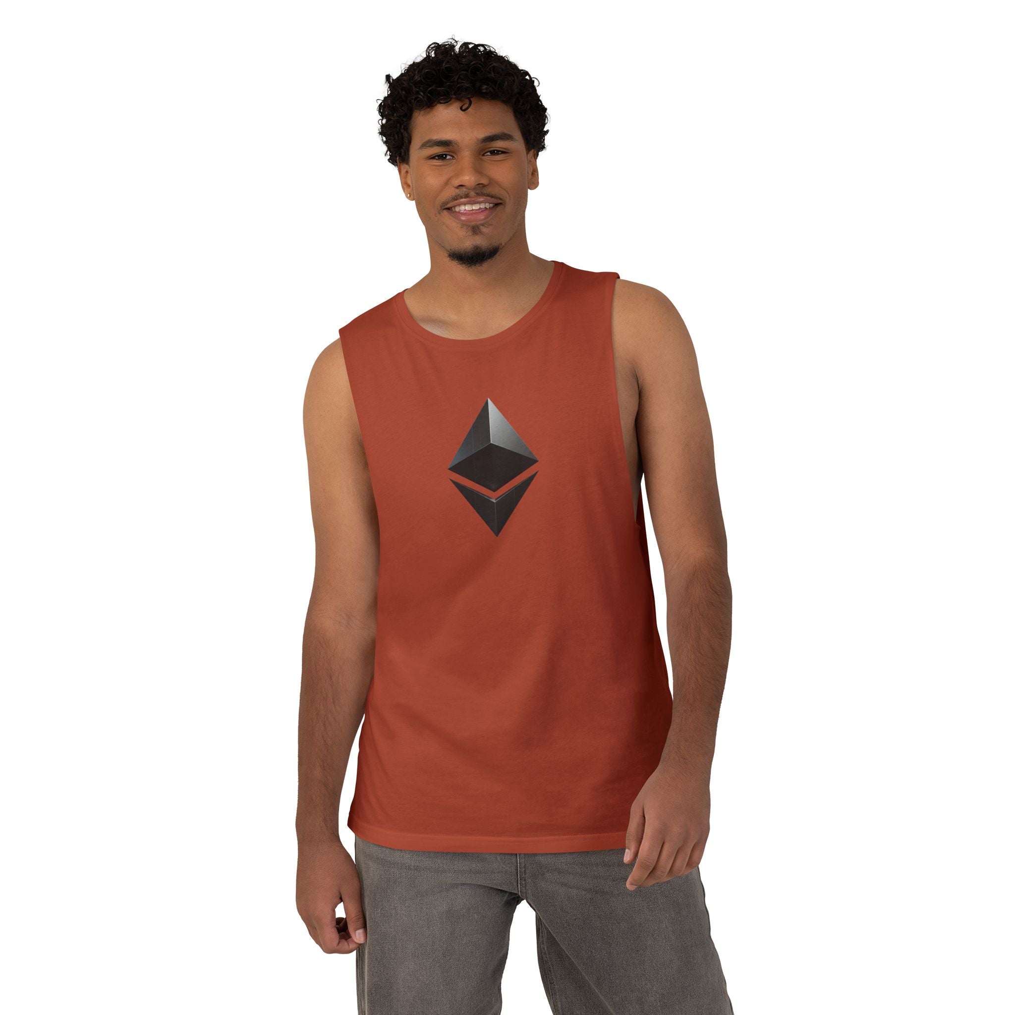 Ethereum Symbol Tank Top — Crypto Logo Sleeveless Shirt