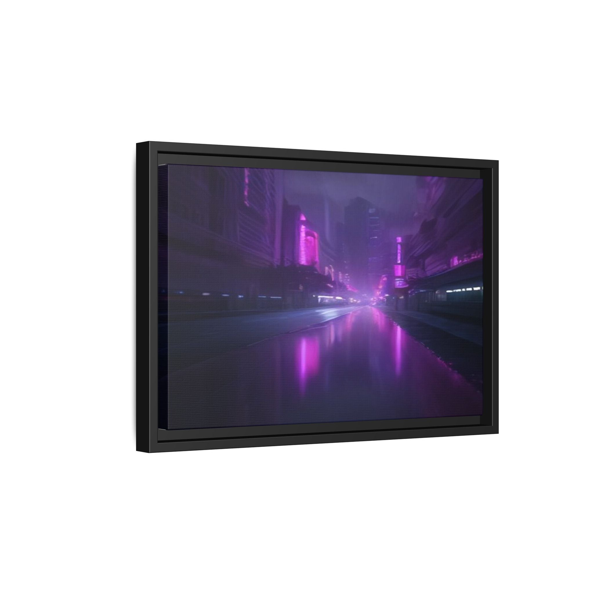 Las Vegas Neon Night Canvas Wall Art Print Ready to Hang