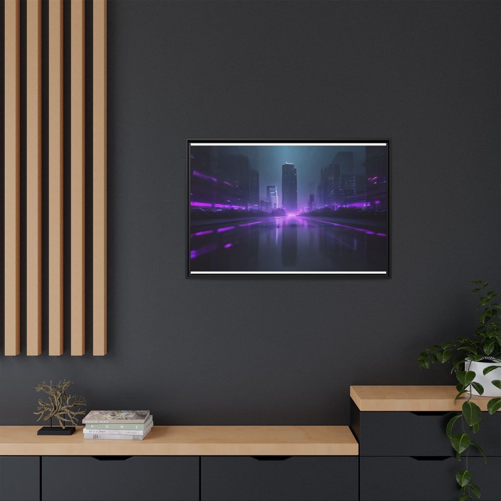 Los Angeles Night Canvas Wall Art Print Ready to Hang