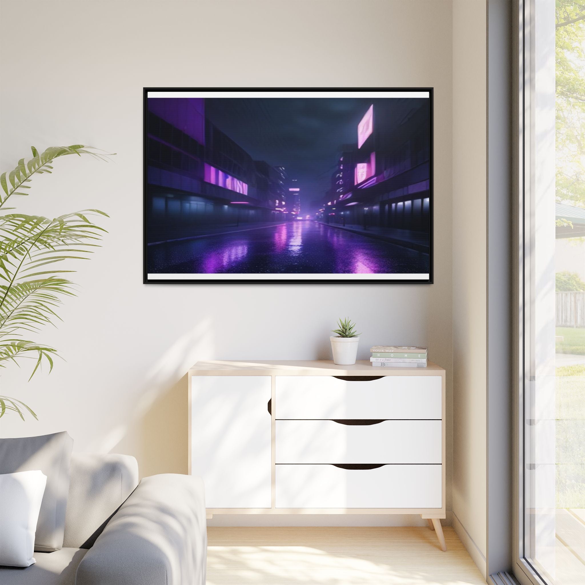 Berlin Night Canvas Wall Art Print Ready to Hang