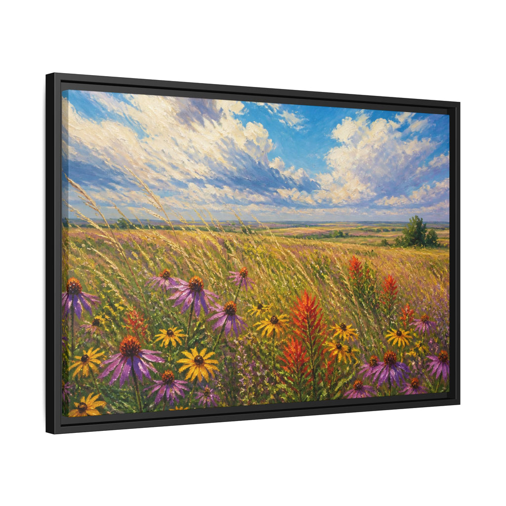 Prairie Bloom Canvas Wall Art Print Ready to Hang