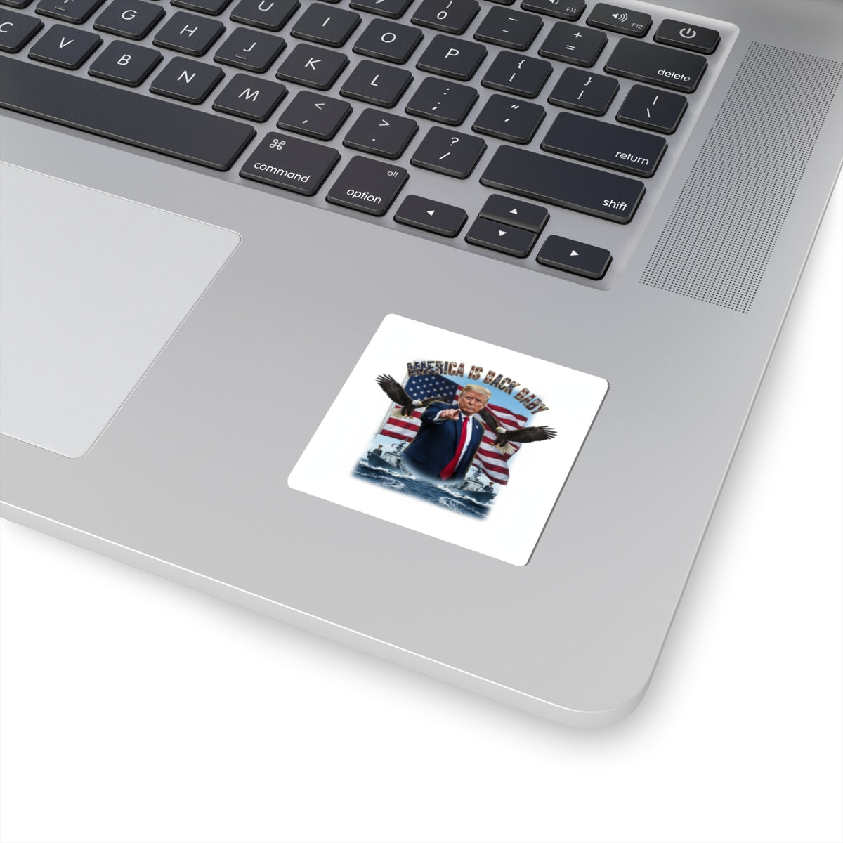 Trump “America Is Back Baby” Patriotic Kiss-Cut Sticker