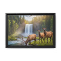Elk Forest Landscape Wall Art - Eagles Flying - Stunning