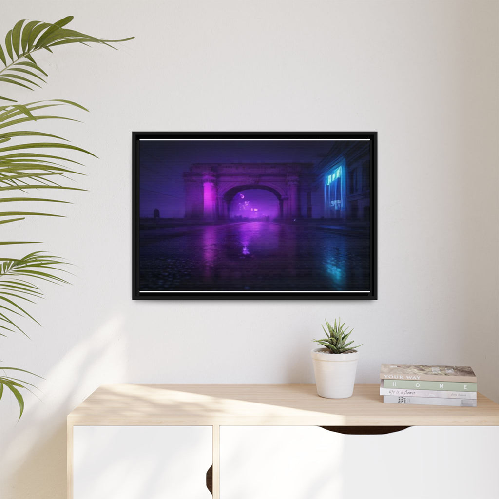 Rome Night Canvas Wall Art Print Ready to Hang