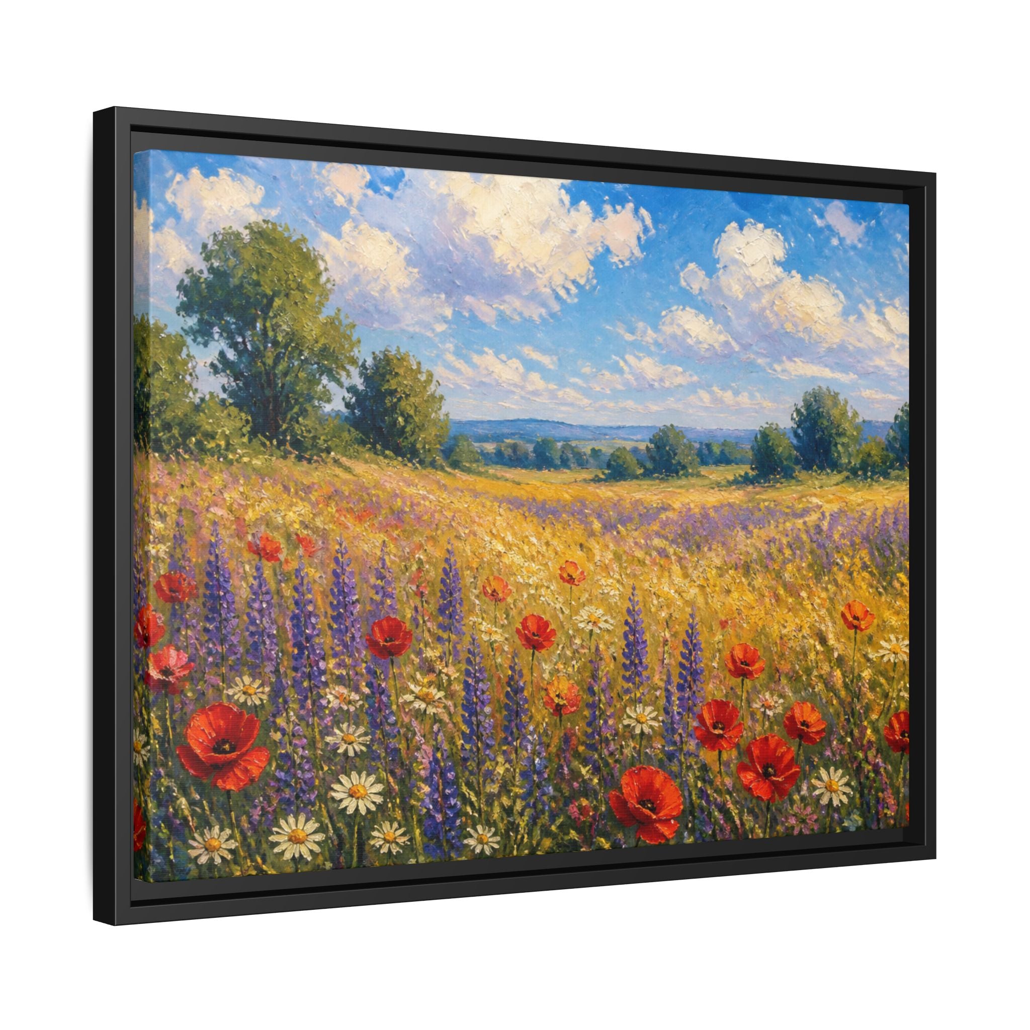 Wildflower Meadow Canvas Wall Art Print Ready to Hang