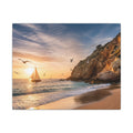 Seaside Sunset Sail Canvas