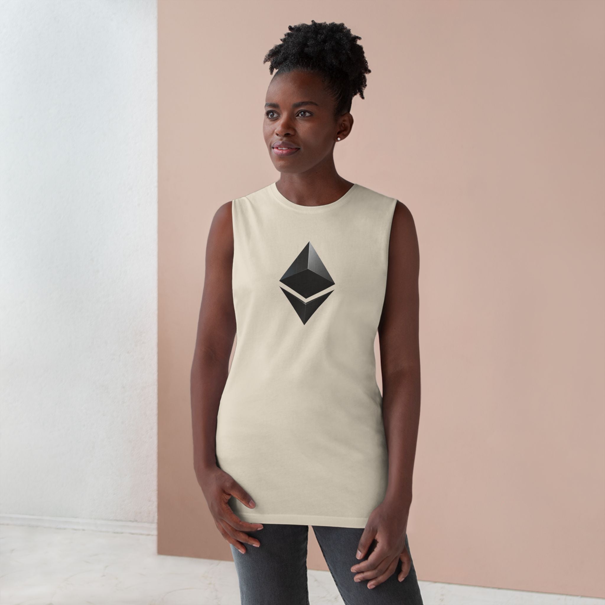 Ethereum Symbol Tank Top — Crypto Logo Sleeveless Shirt