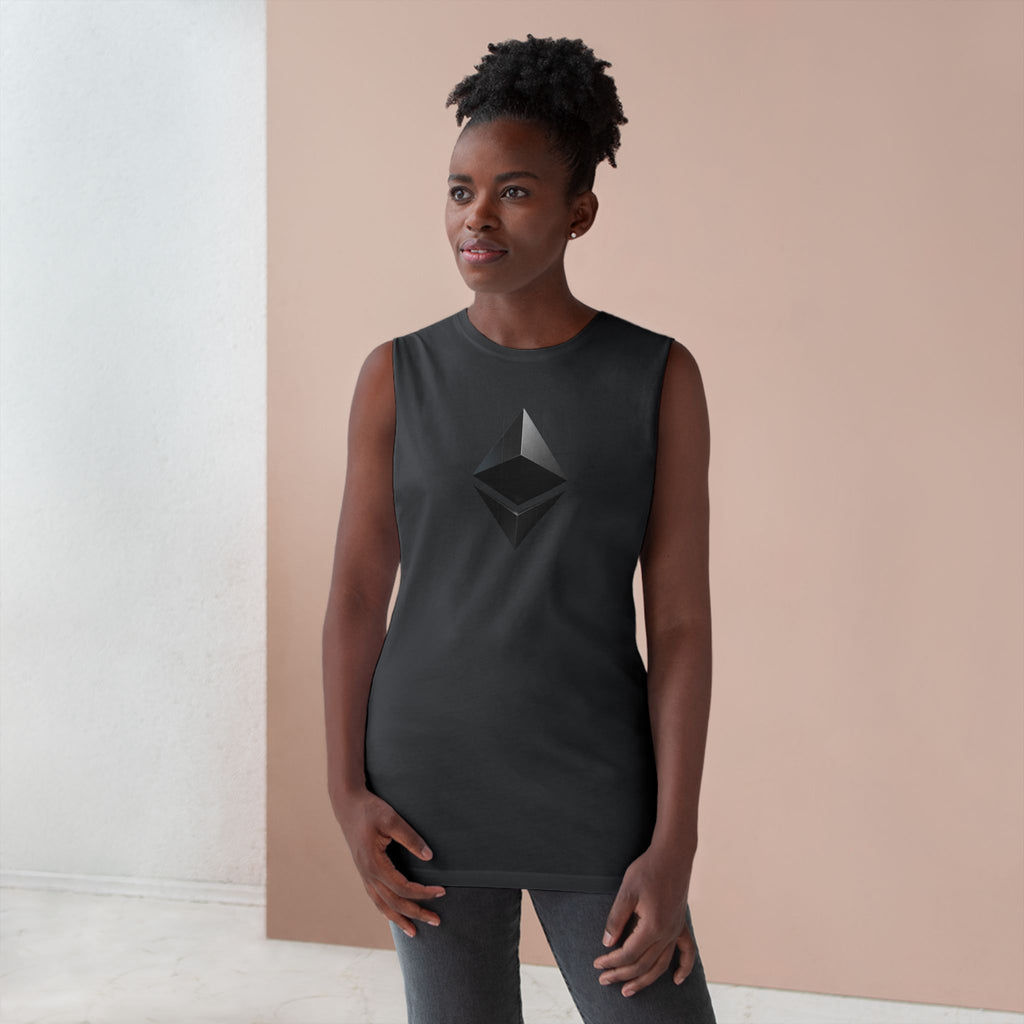 Ethereum Symbol Tank Top — Crypto Logo Sleeveless Shirt