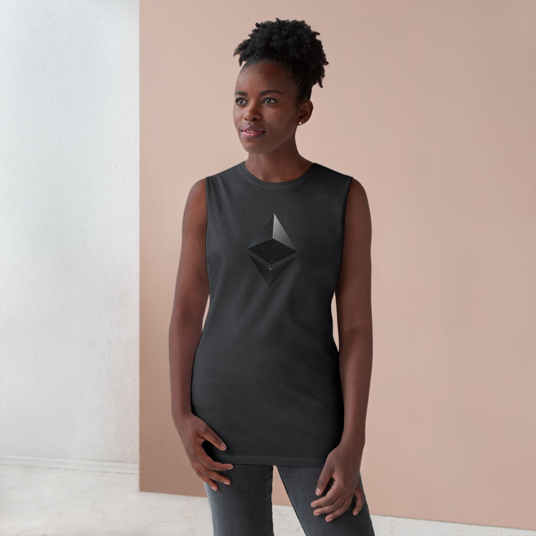 Ethereum Symbol Tank Top — Crypto Logo Sleeveless Shirt