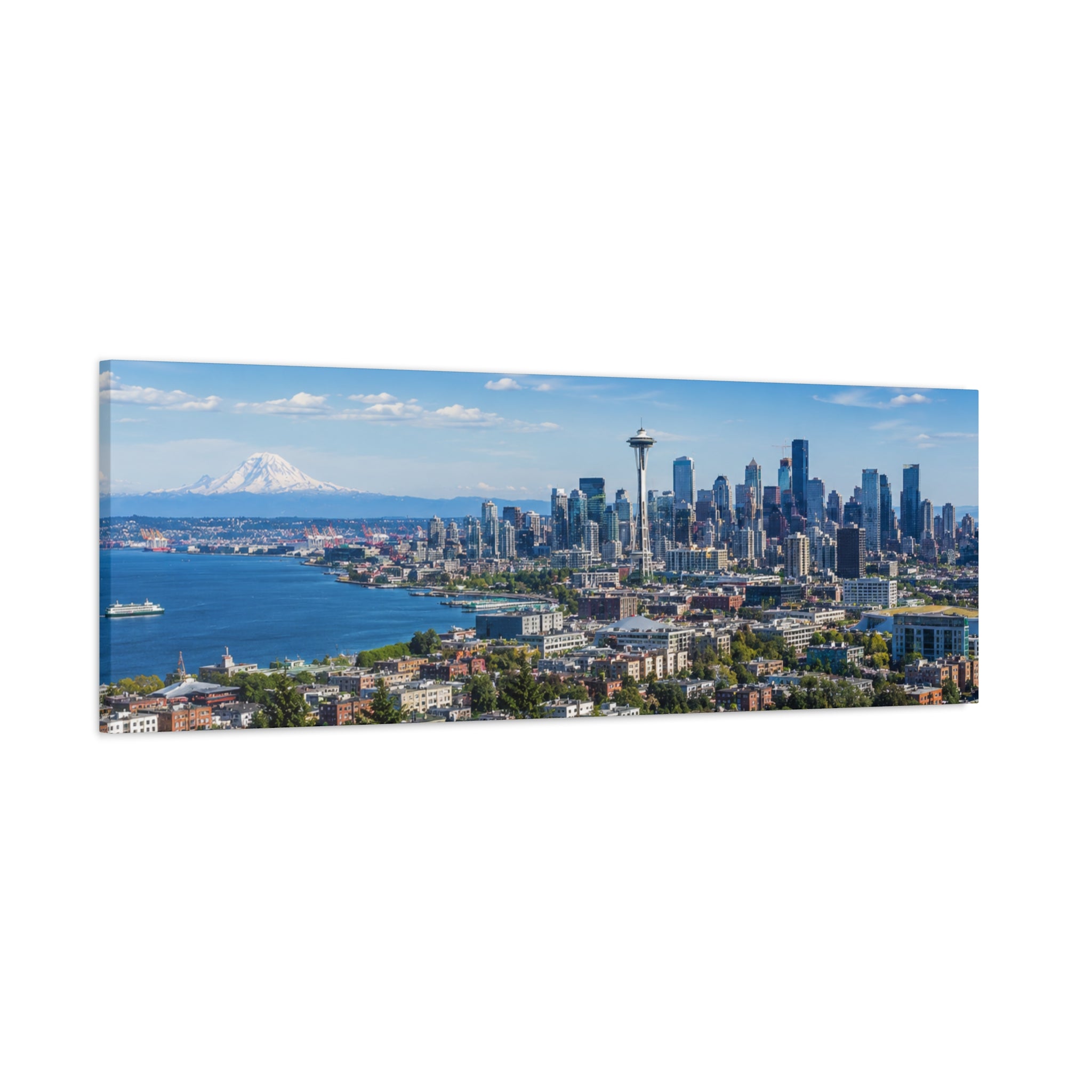 Seattle Skyline Matte Canvas Print — Space Needle - Stunning