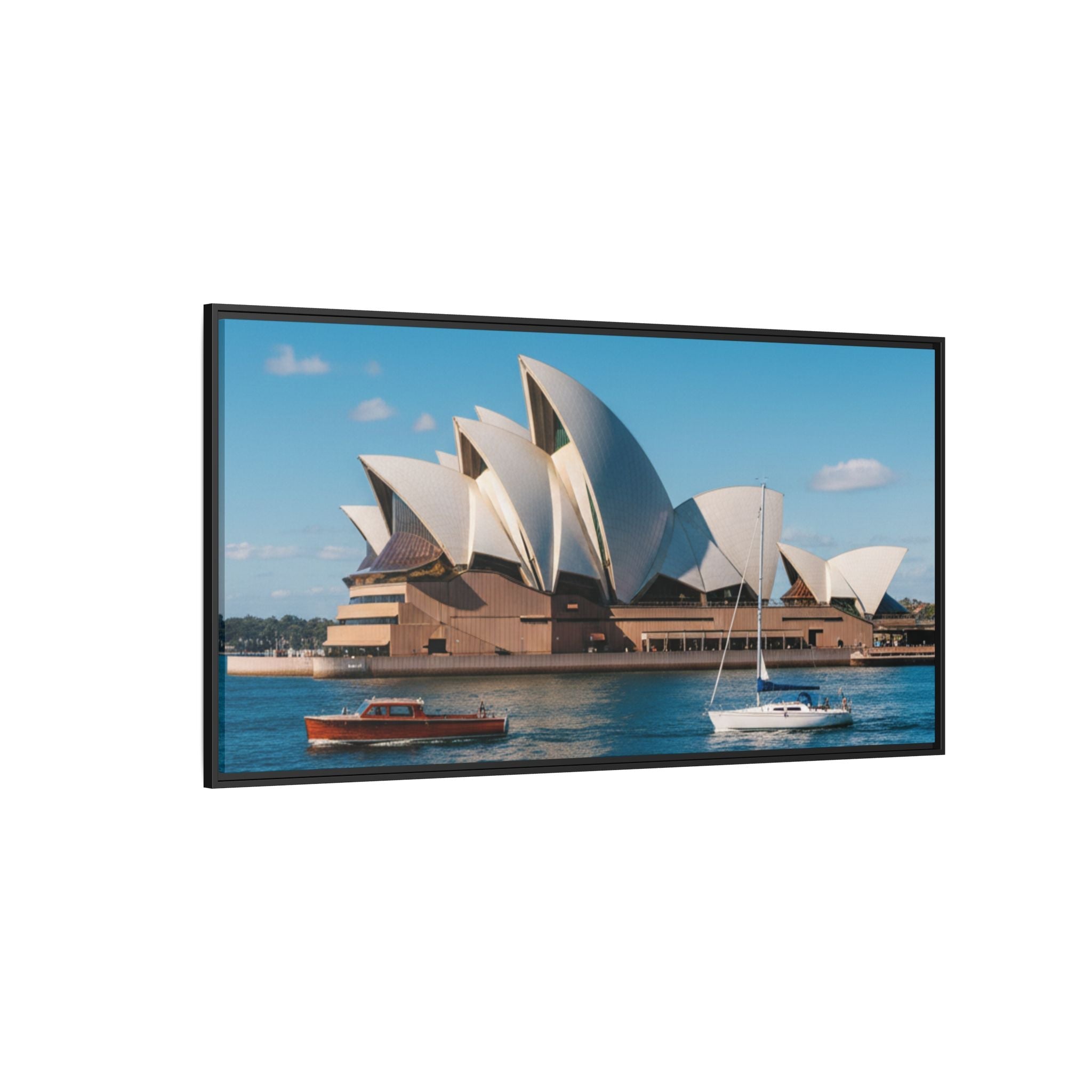 Australia Sydney Opera House Framed Canvas Print — Beautiful Picture