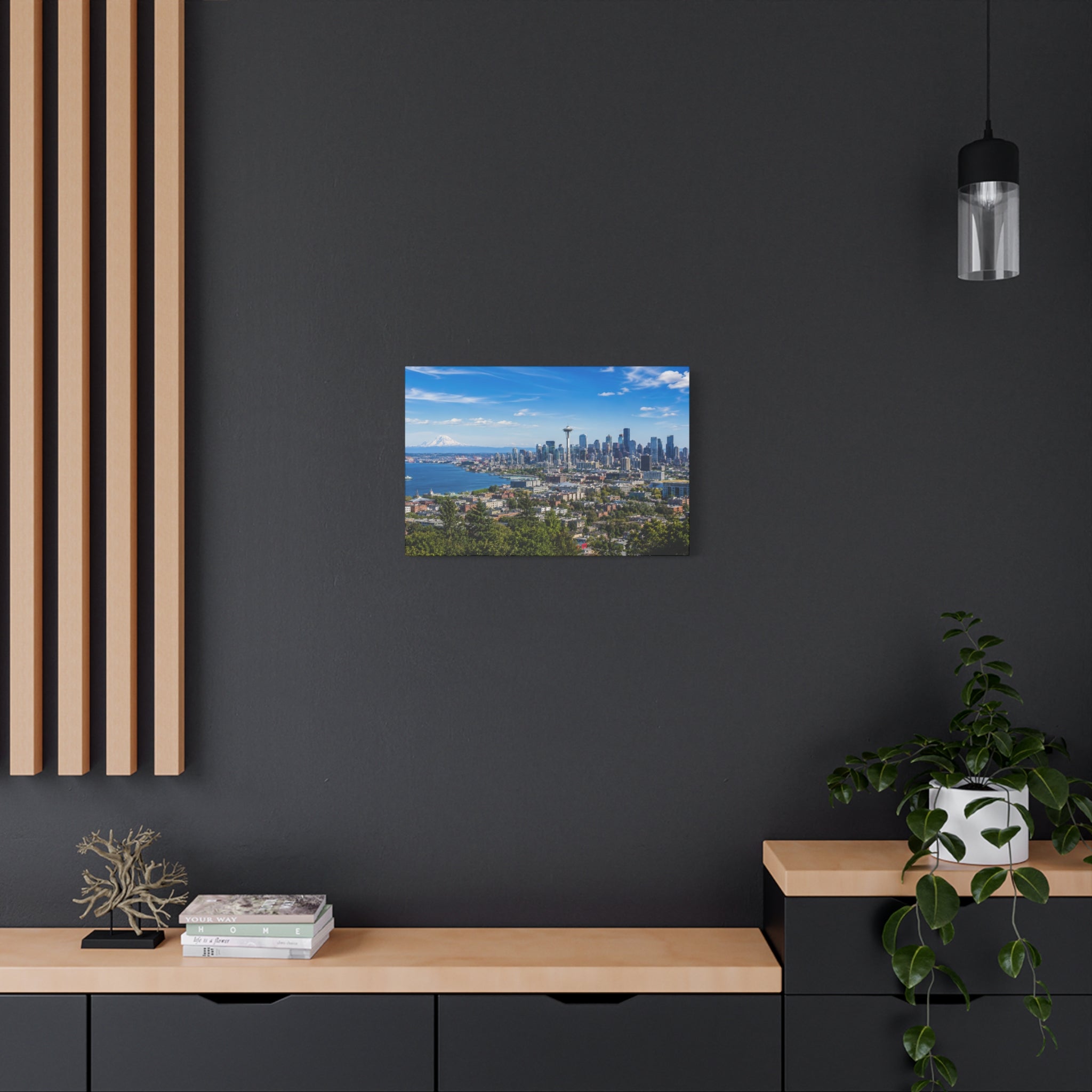 Seattle Skyline Matte Canvas Print — Space Needle - Stunning