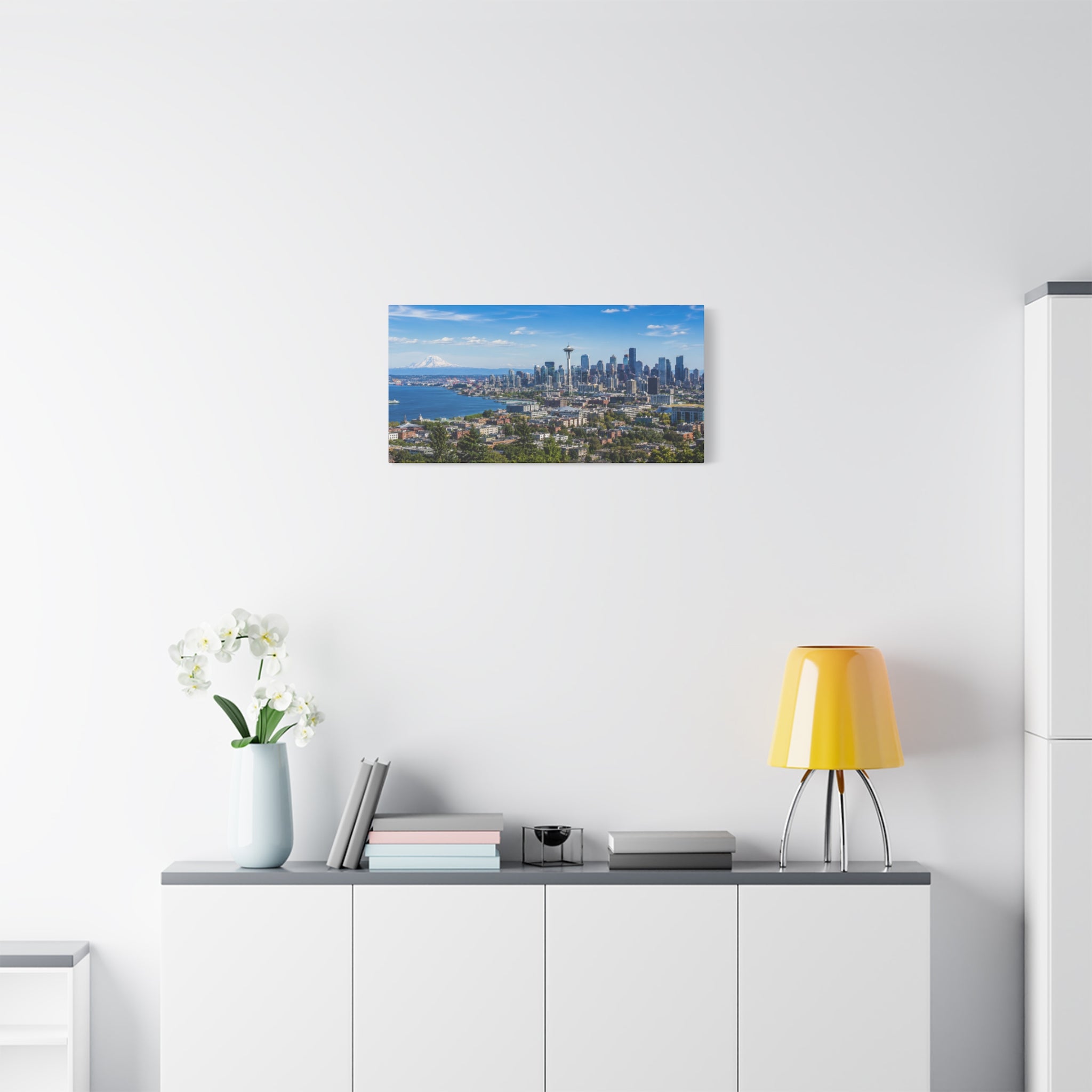 Seattle Skyline Matte Canvas Print — Space Needle - Stunning
