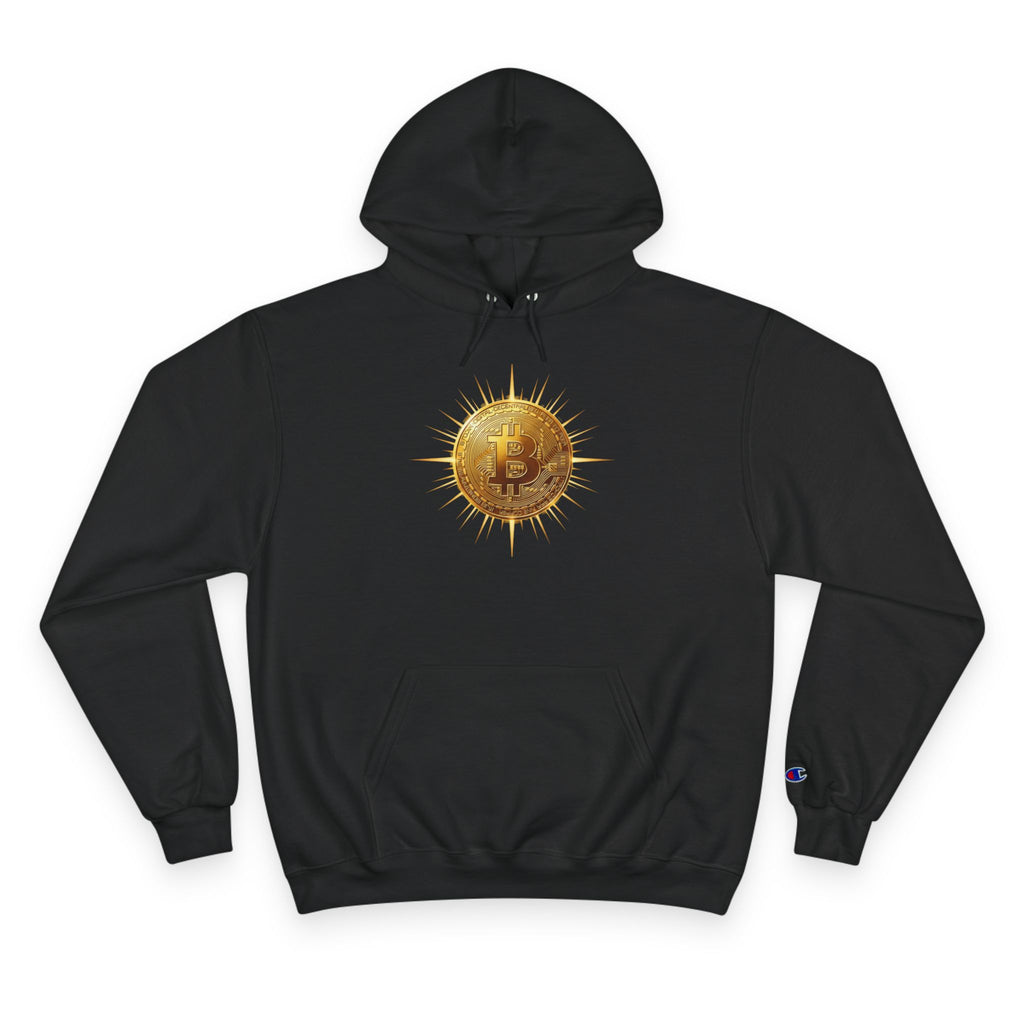 Bitcoin Hoodie — Golden Crypto Logo Sweatshirt