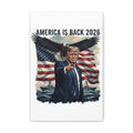 Patriotic 'America Is Back 2026' Canvas Wall Art