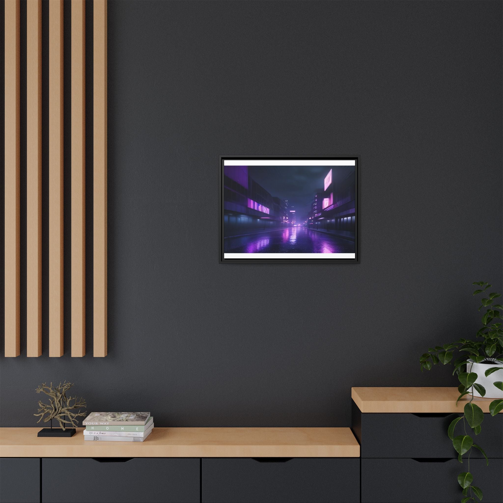 Berlin Night Canvas Wall Art Print Ready to Hang